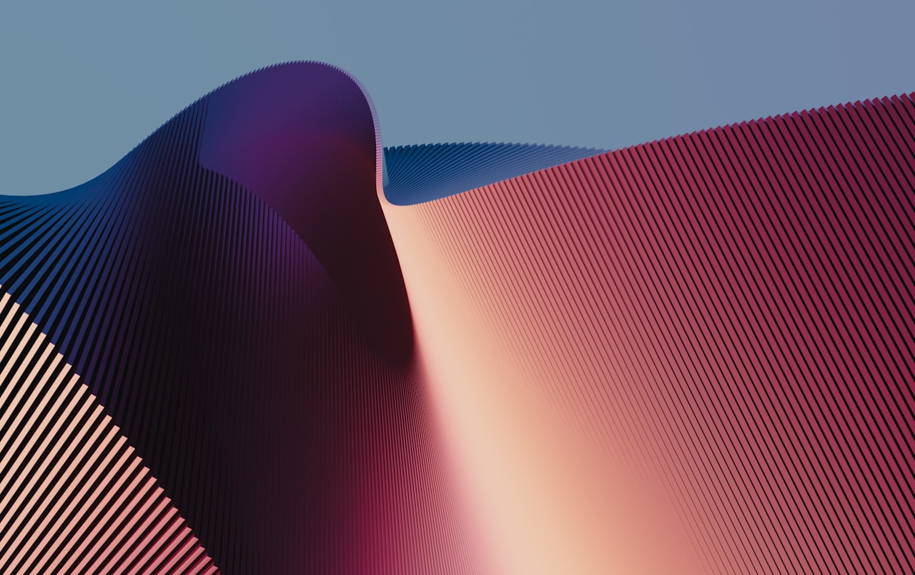 Abstract AI city landscape